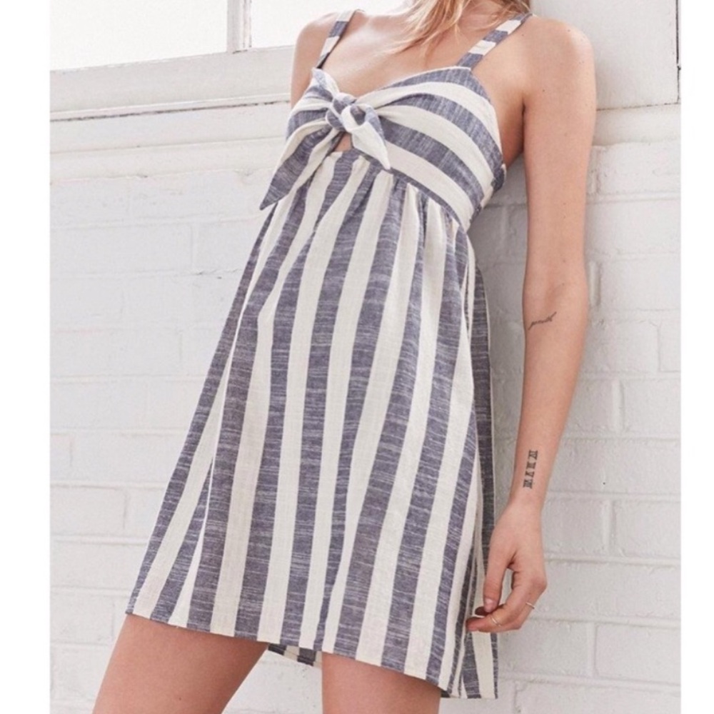 Cooperative Striped Dress Urban Outfitters